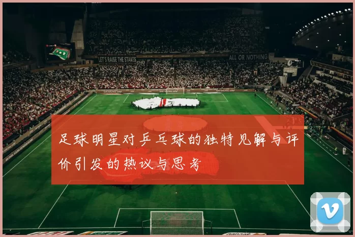 足球明星对乒乓球的独特见解与评价引发的热议与思考